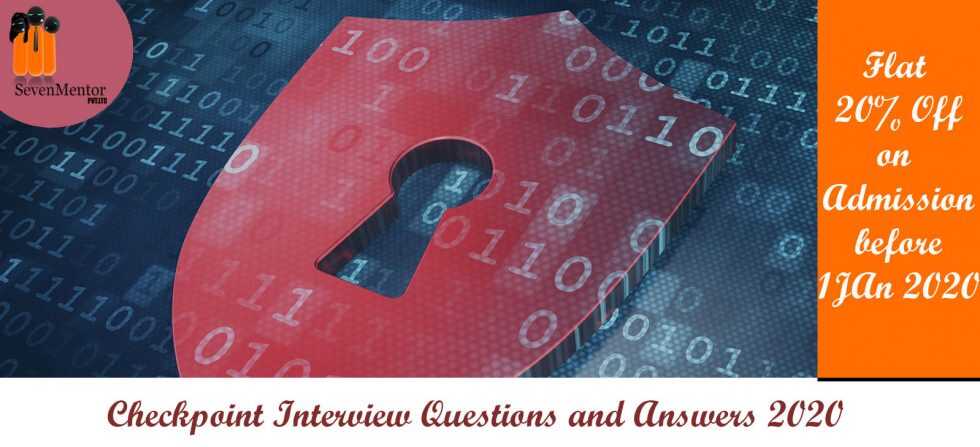 Checkpoint Interview Questions and Answers 2020